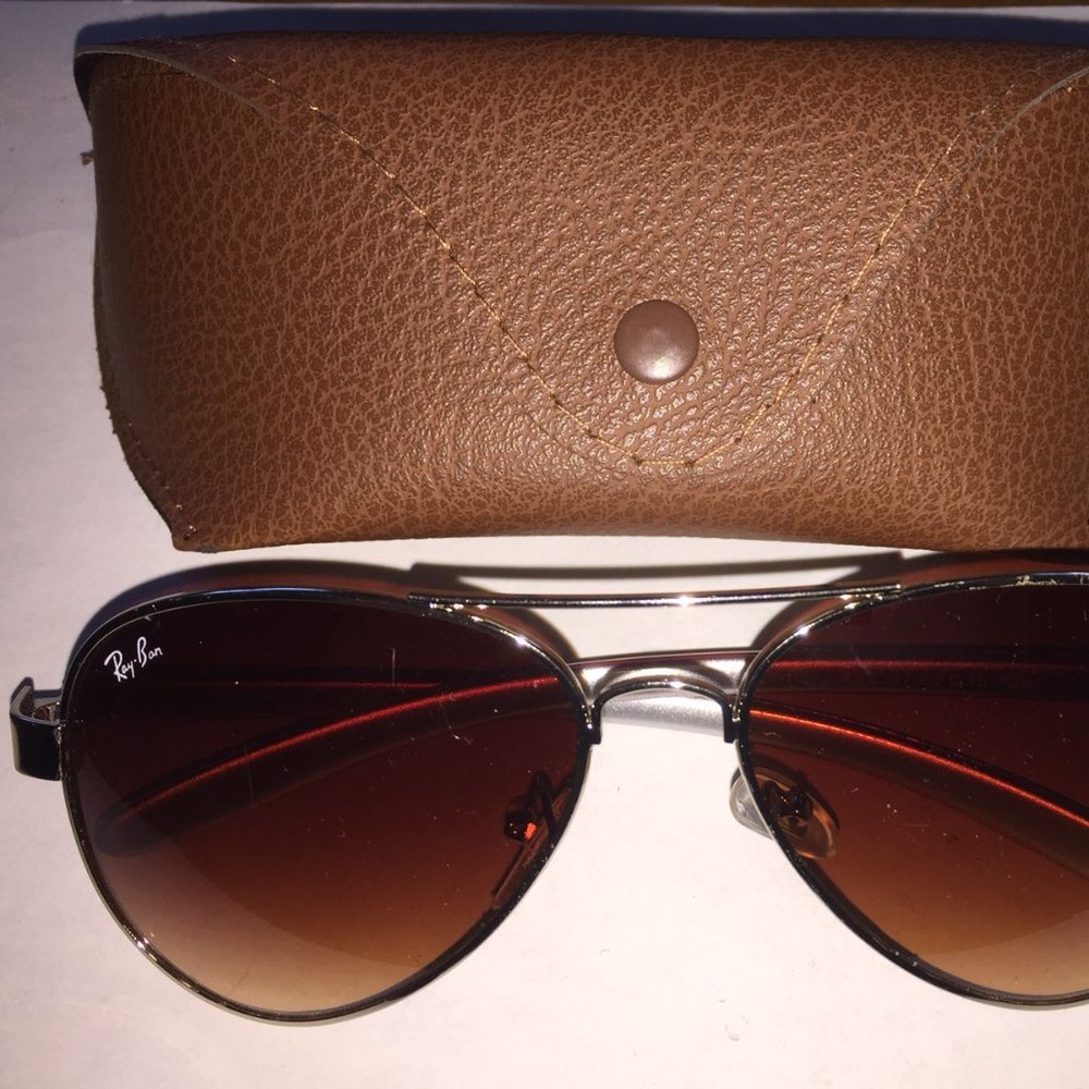 Ray-Ban 3807 Aviators in Titanium